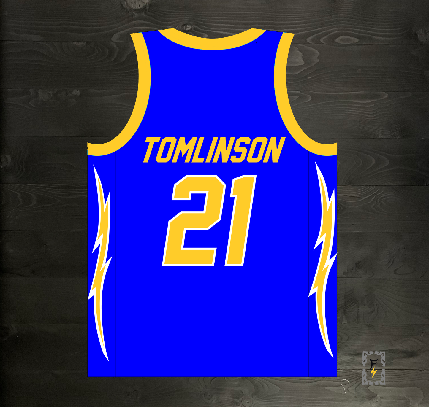 B-003m TOMLINSON #21 BOLTS Royal - MADE TO ORDER