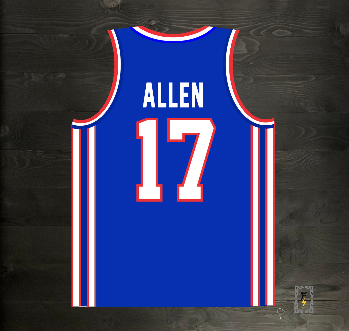 N-362m ALLEN #17 BUF Royal - MADE TO ORDER