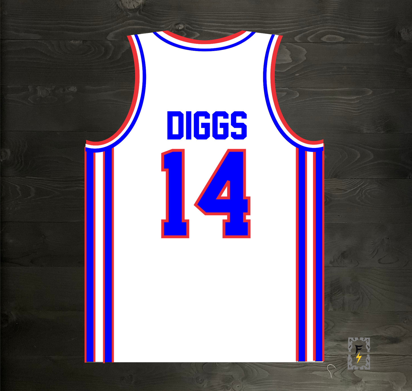 N-361m DIGGS #14 BUF White - MADE TO ORDER