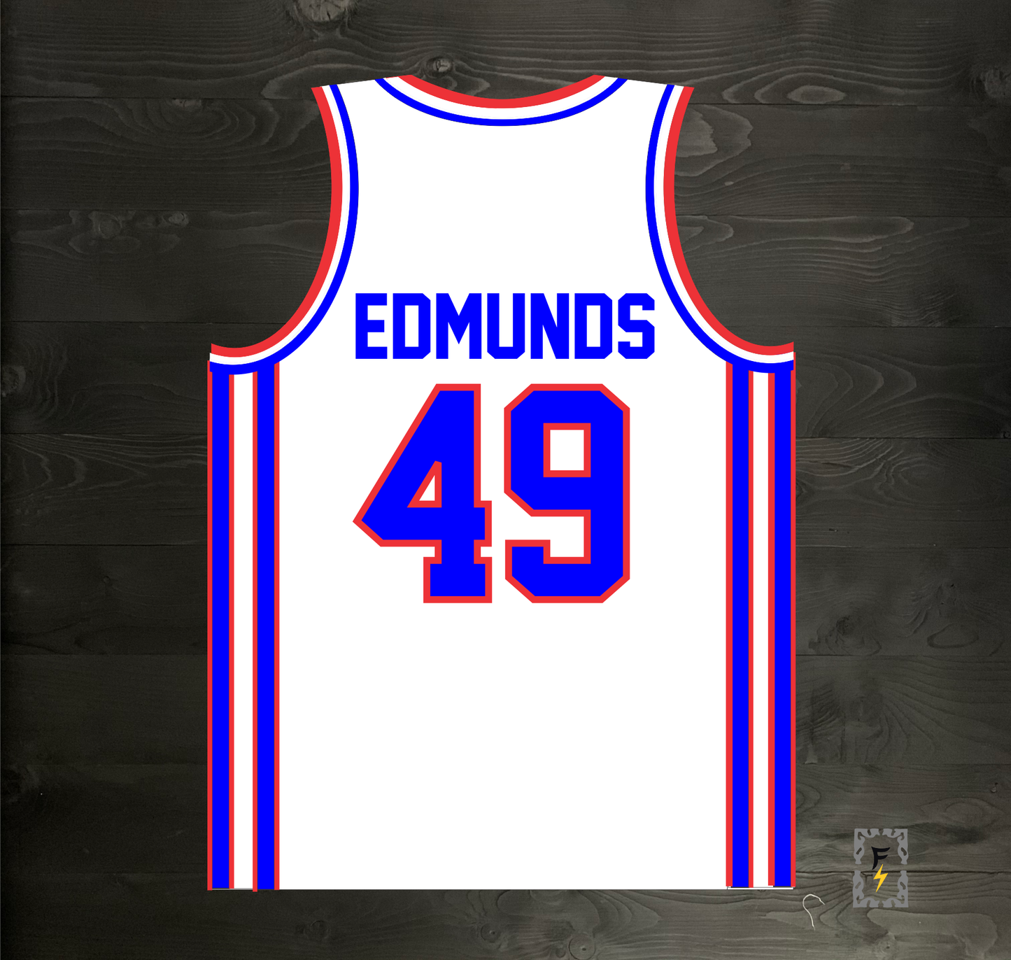 N-361m EDMUNDS #49 BUF White - MADE TO ORDER