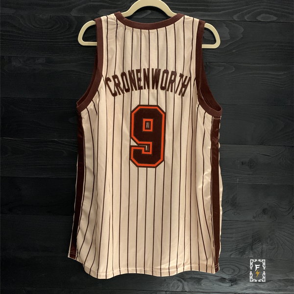 19-0002m CRONENWORTH #9 San Diego Creme Brown Orange Brown Pinstripes –  Free Style Cut & Stitch