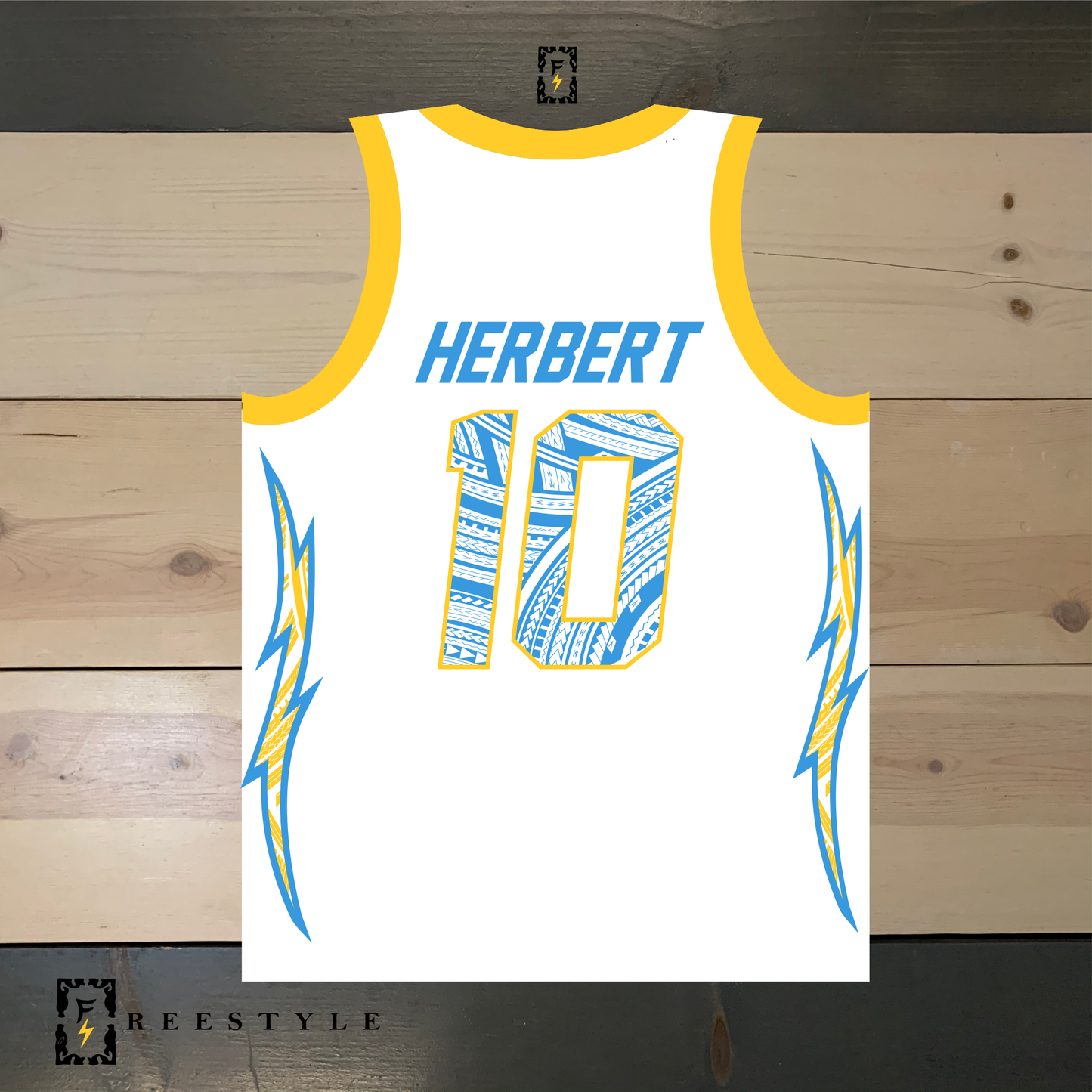 FS X LAC White Powder Yellow Trim 2020 Tribal #10