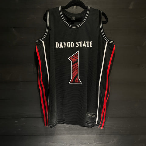 19-0061a OSGOOD #1 Daygo State FB Black Red Tribal -Available Stock