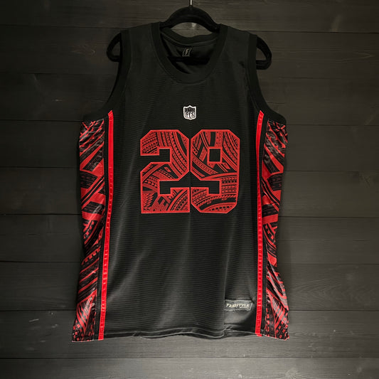 N-483m HUFANGA #29 SF Black Tribal - MADE TO ORDER