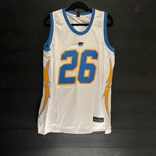 B-004m SAMUEL JR. #26 BOLTS White - MADE TO ORDER