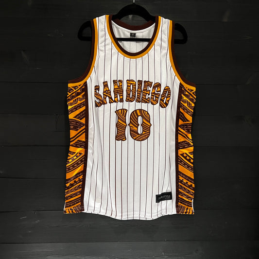 A-001a #10 White Tribalz - CLEARANCE