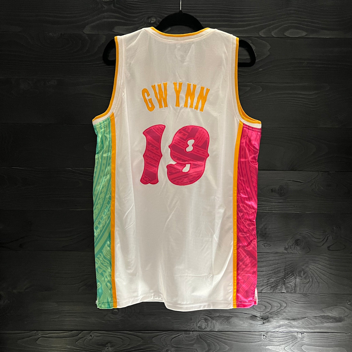 Men #19 -White Mint Pink Tribal| AM-003a
