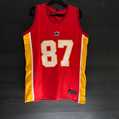 23-9009m #87 KELCE KC Inspired Home Red - MADE TO ORDER