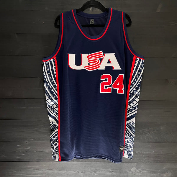 23-9021m GRIFFEY #24 USA WBC Navy Tribal - MADE TO ORDER