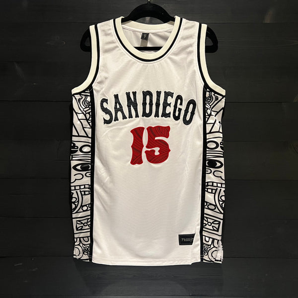 C-014m KAWHI #15 AZTECS White Hieroglyphics - MADE TO ORDER