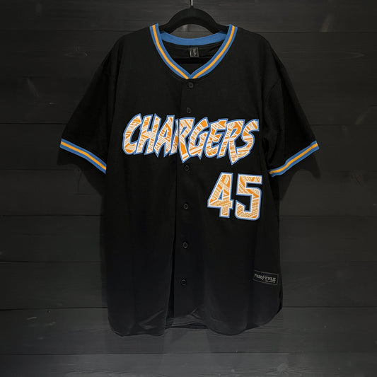 B-024a #45 Black Powder Baseball Tribal - AVAILABLE STOCK