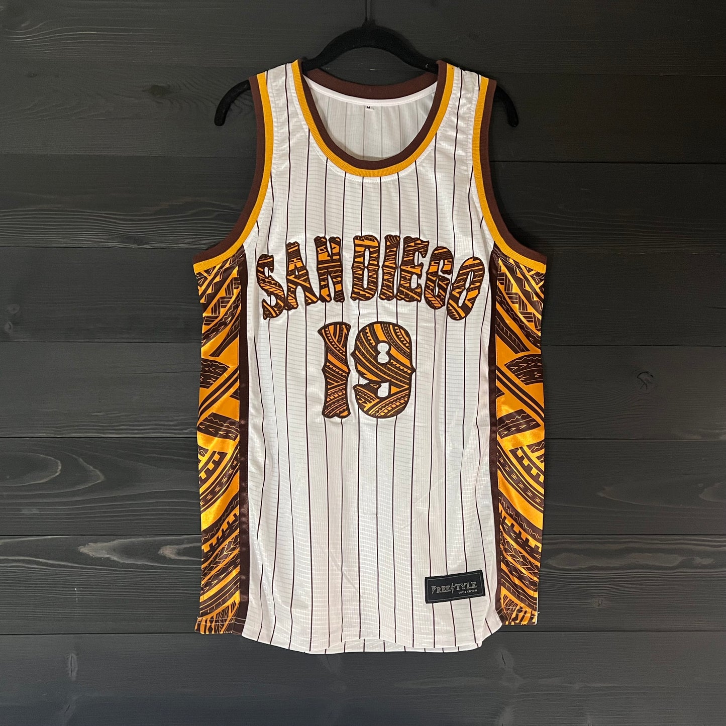 A-001m #19 SD FAITHFUL White Tribalz- MADE TO ORDER