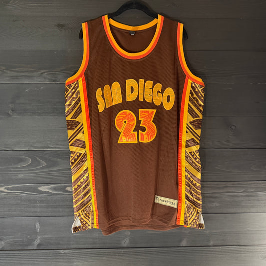 A-002a #23 Brown Orange Yellow Tribalz- ALL STOCK