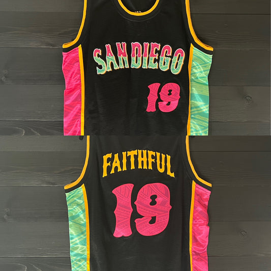 A-004a #19 SD FAITHFUL Black Mint Pink - ALL STOCK