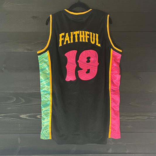 A-004a #19 FAITHFUL Black Mint Pink - ALL STOCK