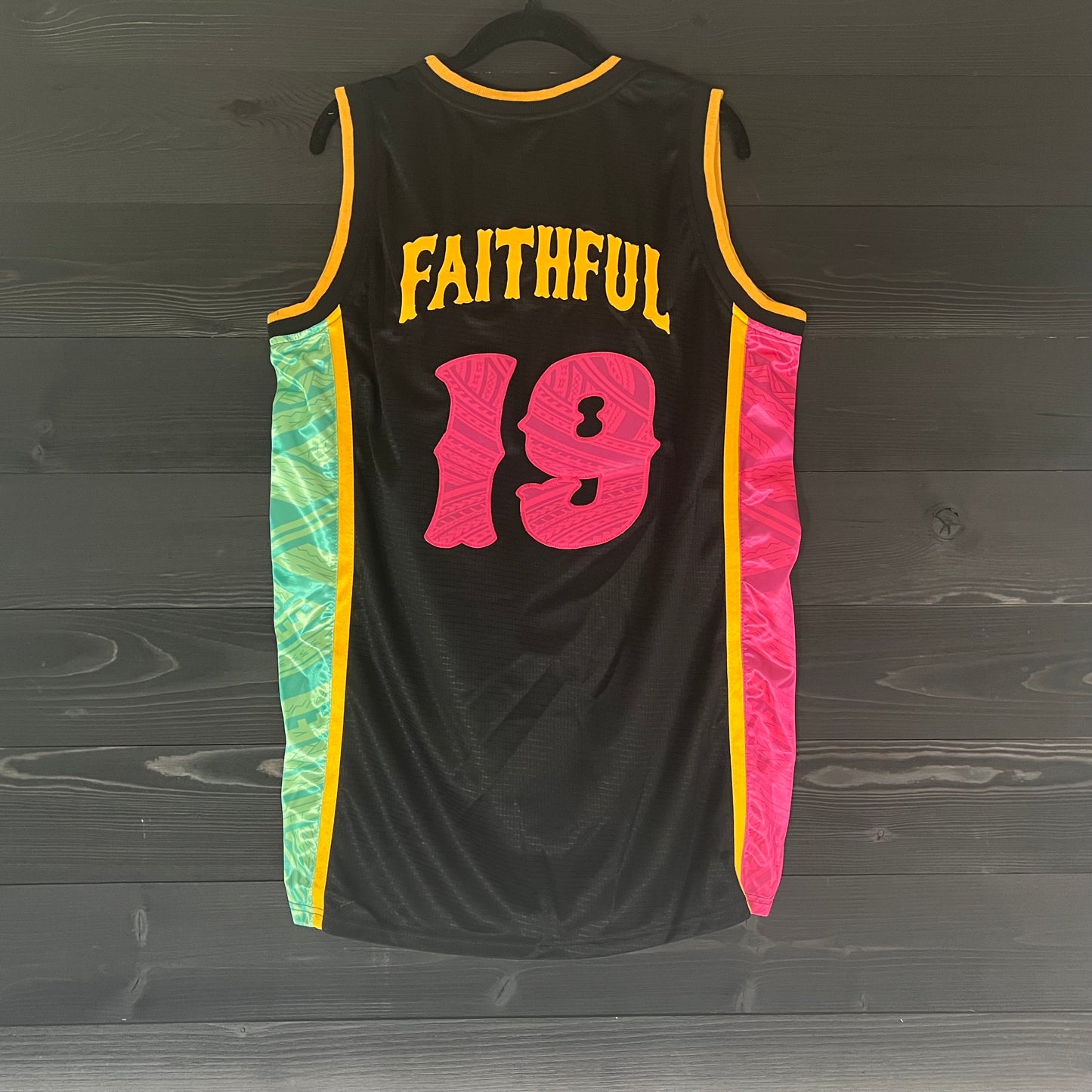 A-004a #19 FINE CITY FAITHFUL Black Mint Pink - ALL SIZES