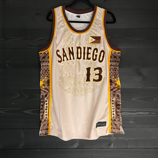 A-102m #13 Filipino Inspired Creme Brown Barong - MADE TO ORDER