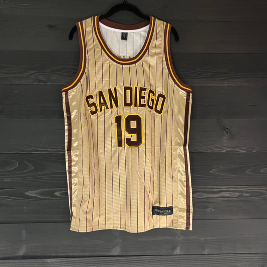 A-105a #19 Sand Brown Yellow Brown Pinstripes - ALL STOCK