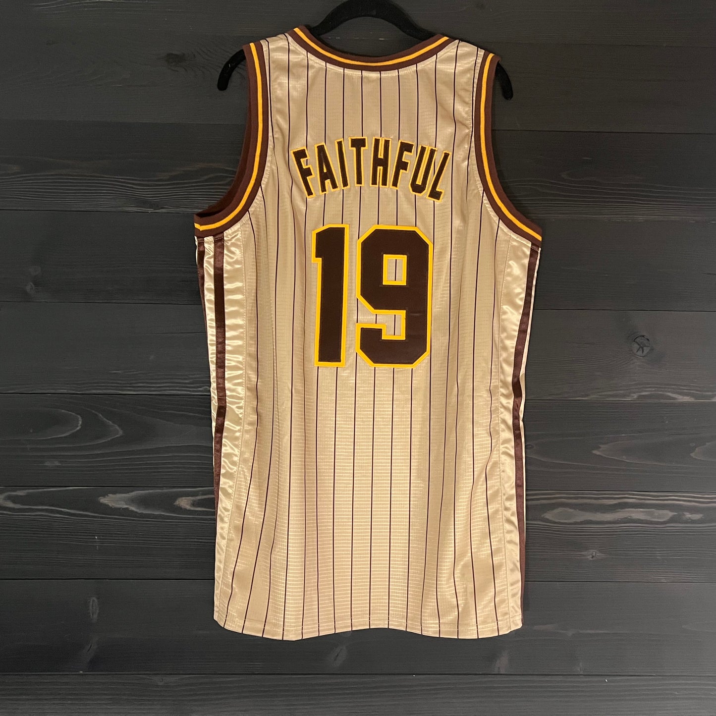 A-105a #19 FINE CITY FAITHFUL Sand Brown Yellow Brown Pinstripes - ALL STOCK