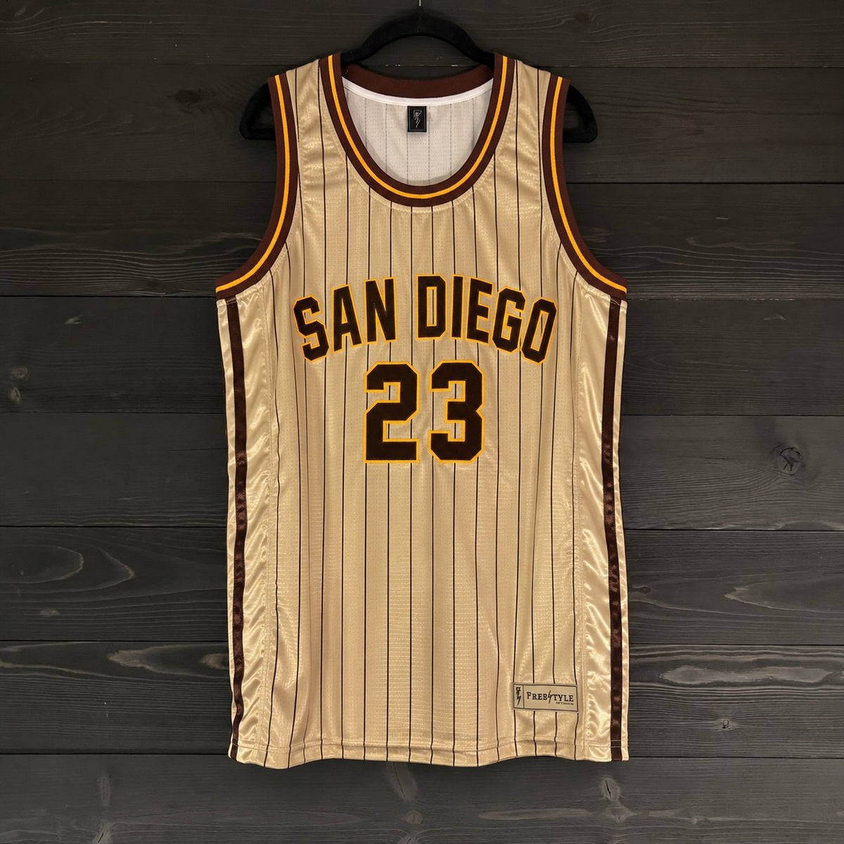 Men #23- Sand Brown Pinstripes | AM-105a