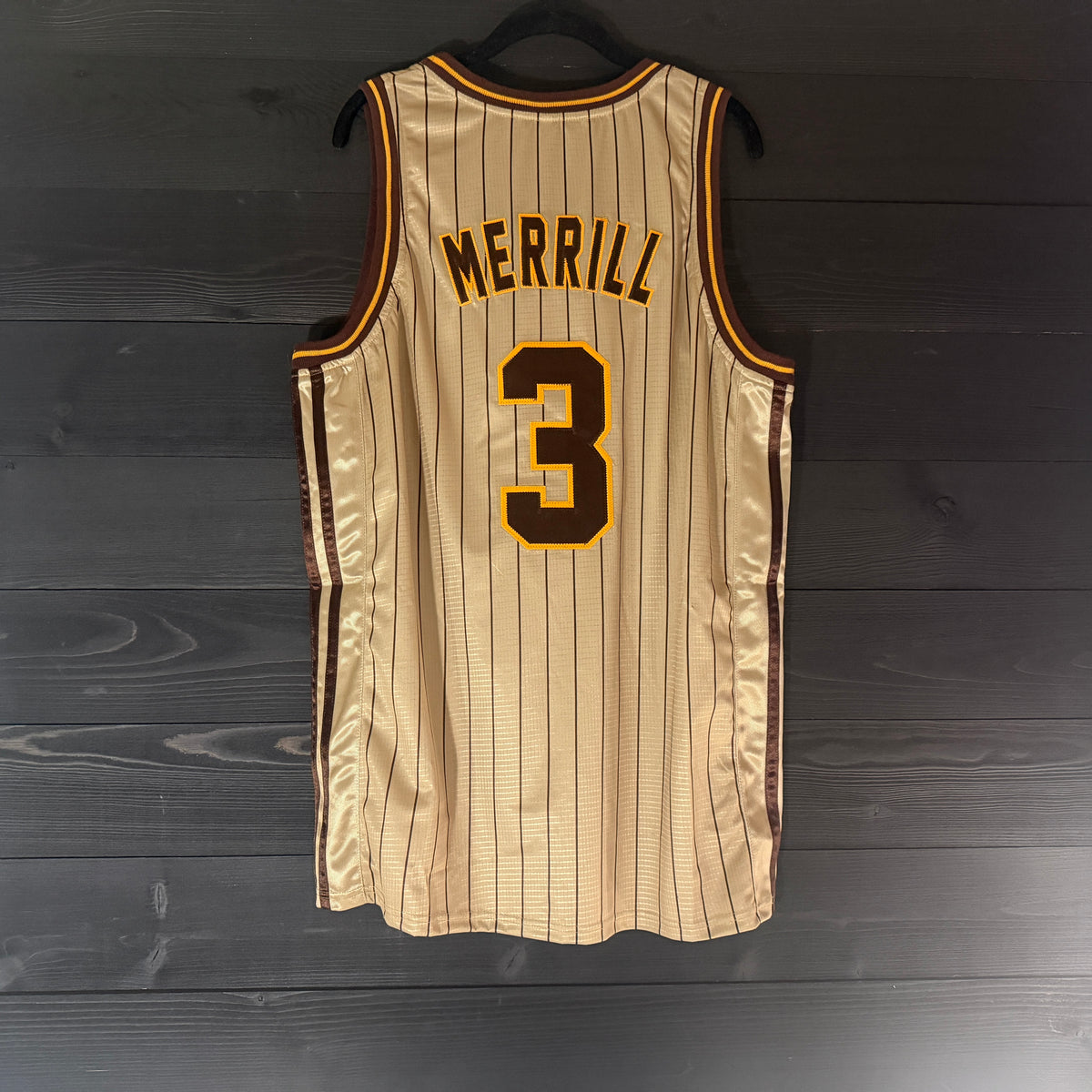 Youth #3 - Sand Yellow Brown Pinstripes | AY-105a