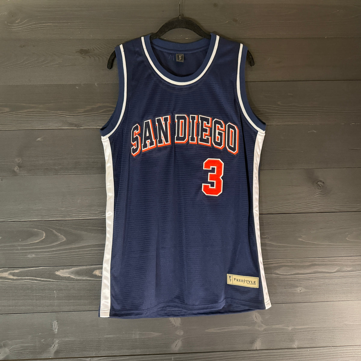 Youth #3 - Navy Orange White | AY-118a