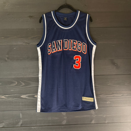 A-118a #3 Navy Orange White - ALL STOCK