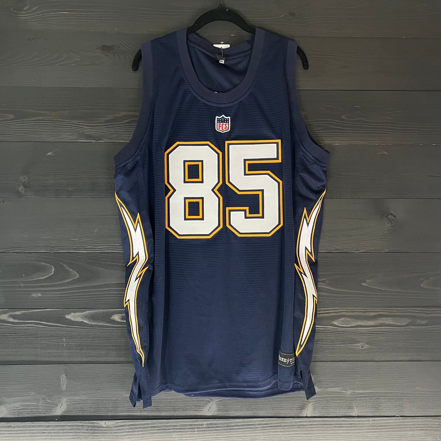 B-019a #85 Navy Yellow Gold White Throwback- AVAILABLE STOCK