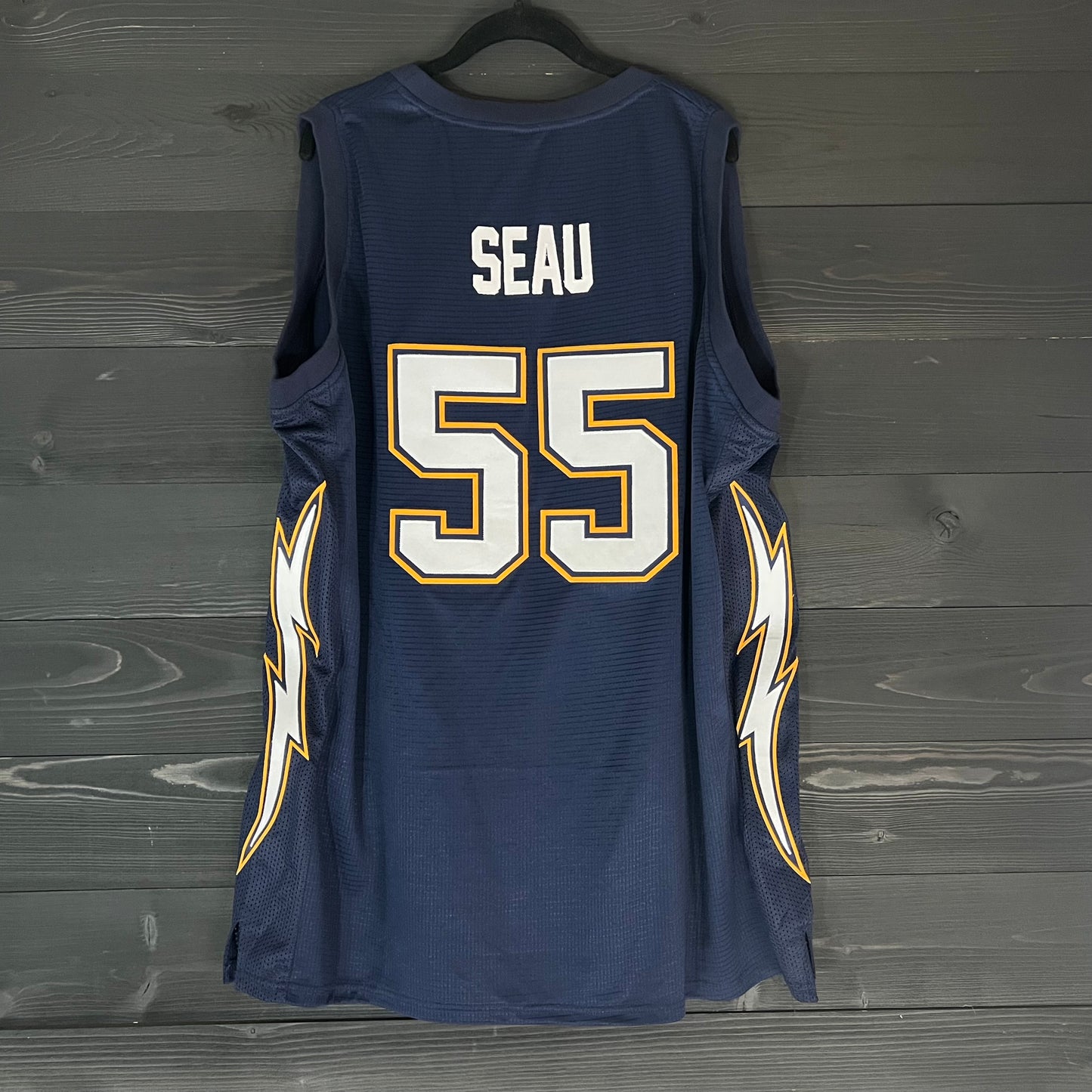 B-019a #55 Navy Yellow Gold White Throwback- AVAILABLE STOCK