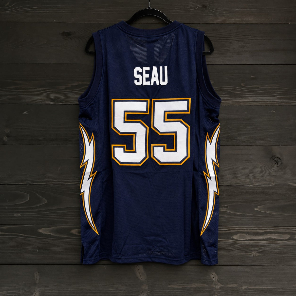 B-019a #55 Navy Yellow Gold White Throwback- AVAILABLE STOCK
