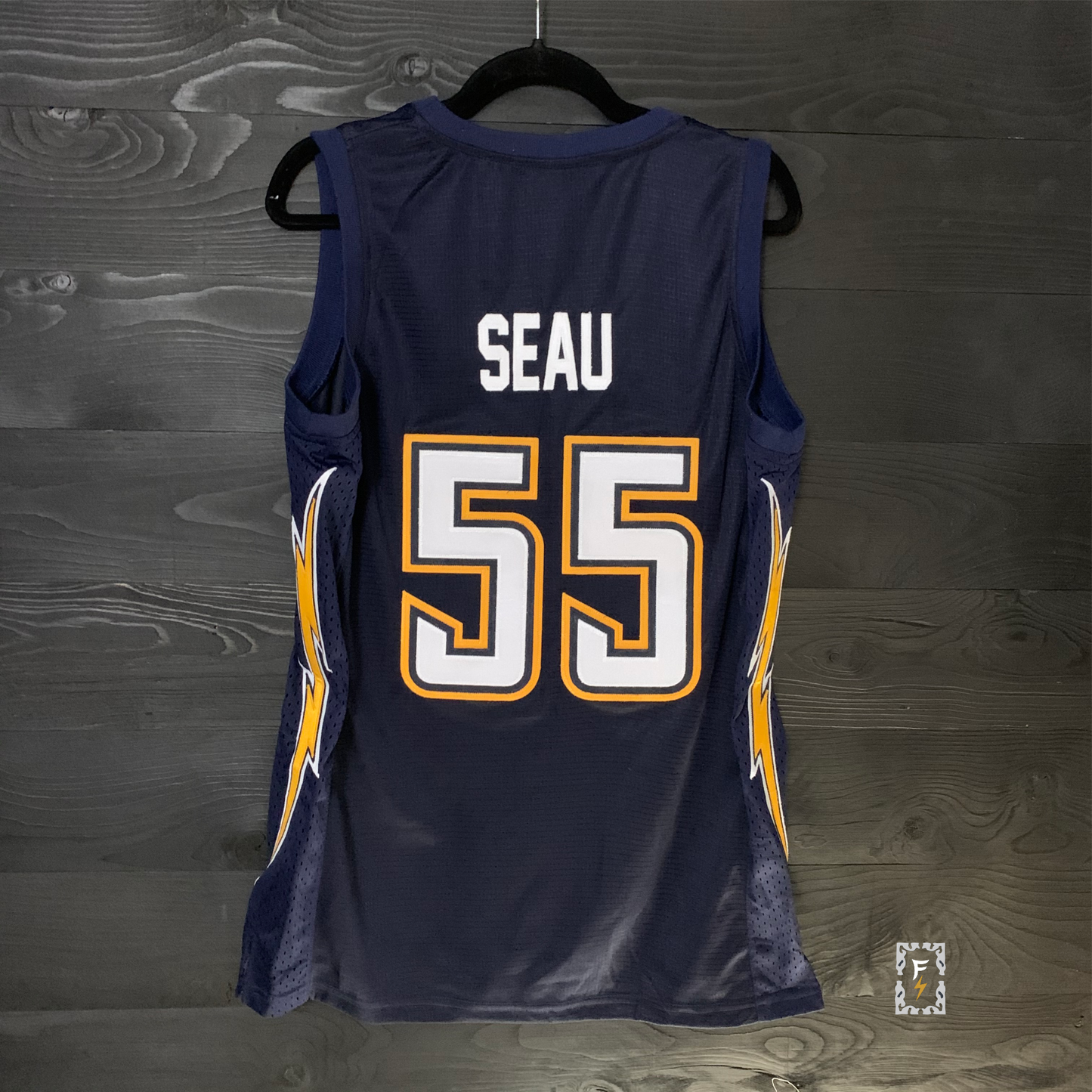 B-019a #55 Navy Yellow Gold White Throwback- AVAILABLE STOCK
