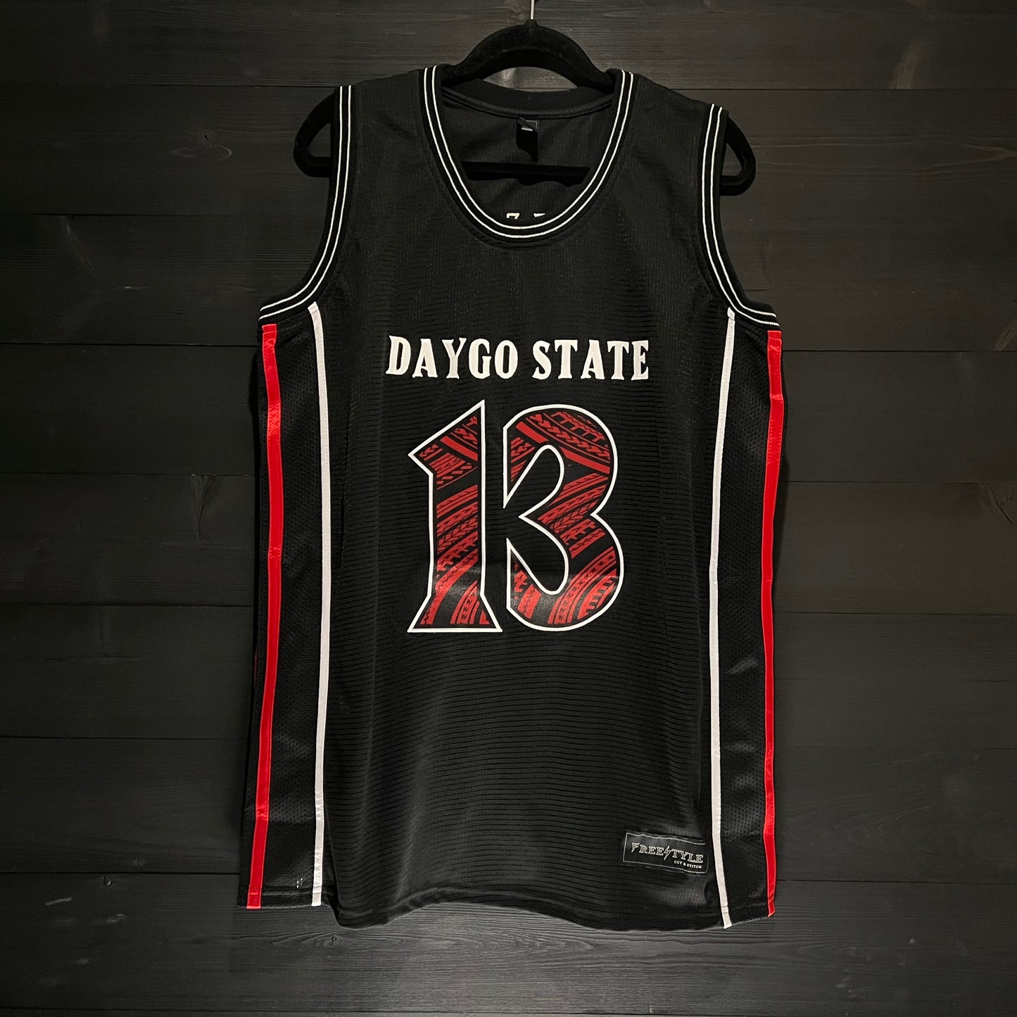 C-002a #13 Daygo State Black FB Tribal - AVAILABLE STOCK