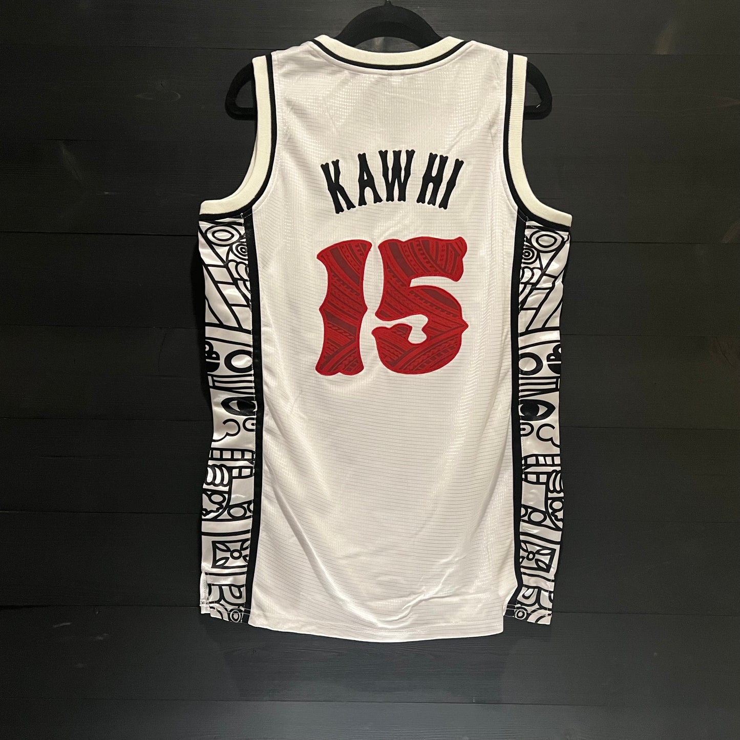 C-014a #15 White Black Red Hiero - AVAILABLE STOCK