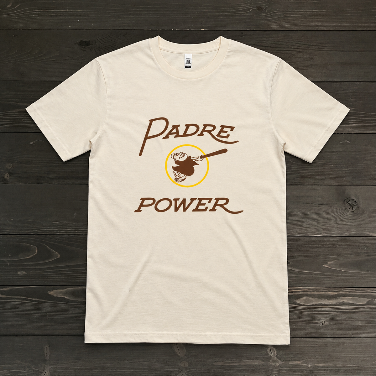 Men Padre Power Creme Tee| TM-004