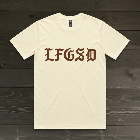Men LFGSD Creme Brown Old English | TM-014