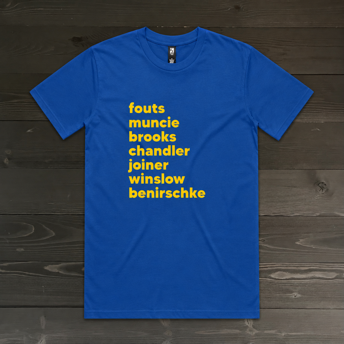 Men 82 Bolt Squad on Royal Tee | TM-027