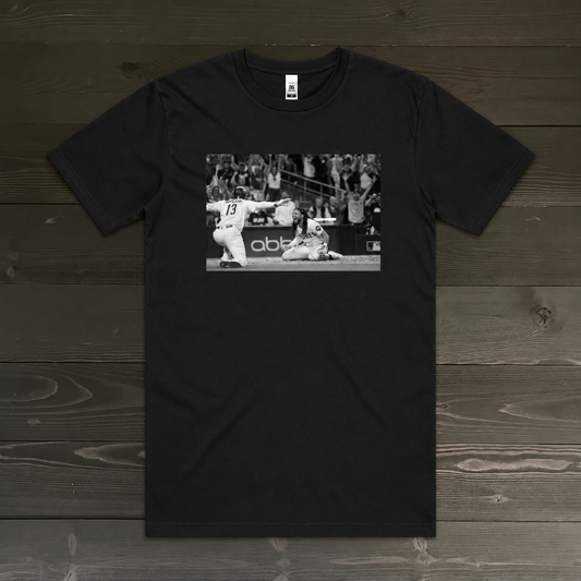 Men "26 Wildcard Slide" - Black Tee  | TM-053