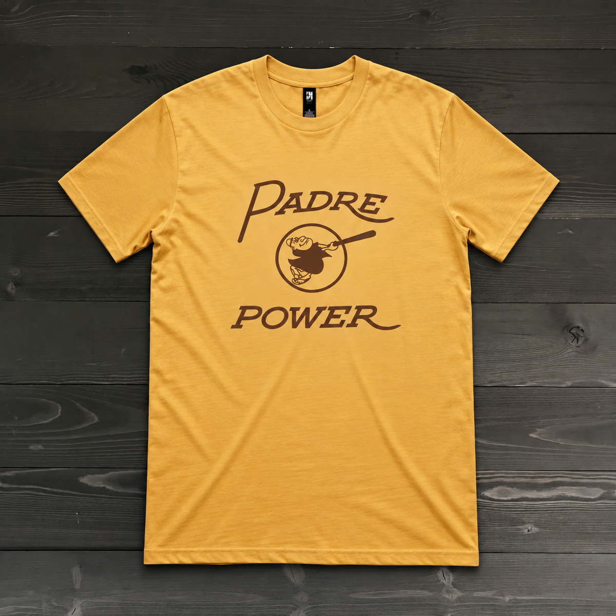 Men Padre Power Yellow Tee| TM-002