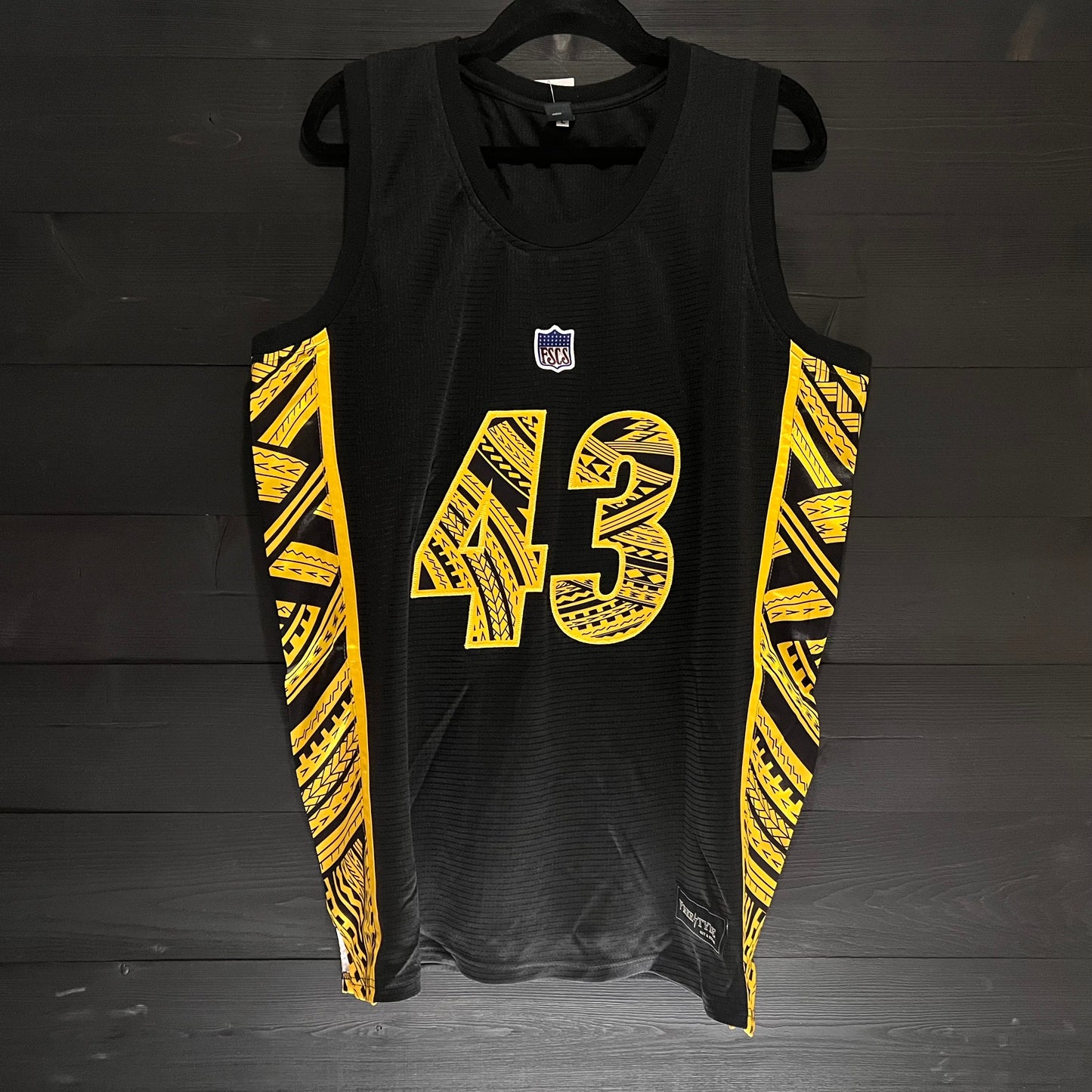 N-122a #43 Black Yellow Tribal - AVAILABLE STOCK