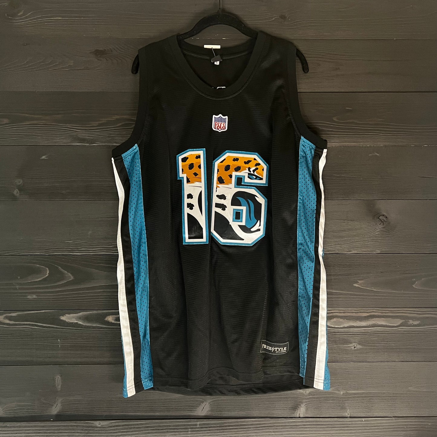 N-270a #16 Black Teal White Gold - AVAILABLE STOCK