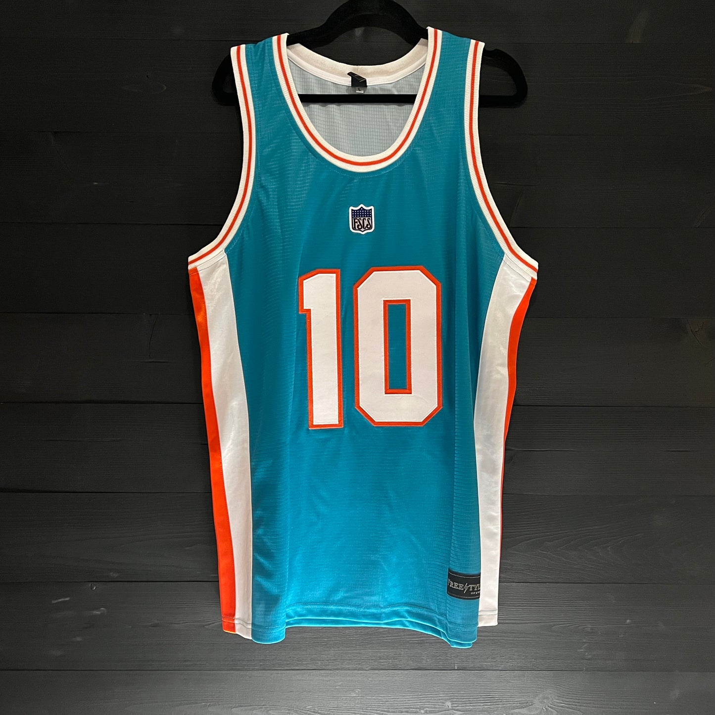 N-390a #10 Aqua Orange White - AVAILABLE SIZES STOCK