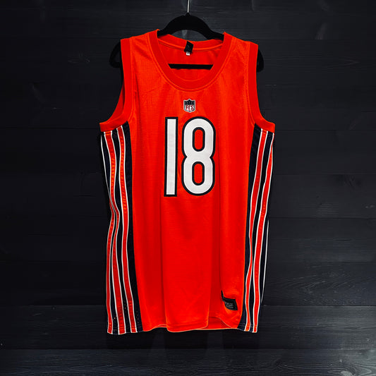 N-661a #18 Orange Navy White - AVAILABLE STOCK