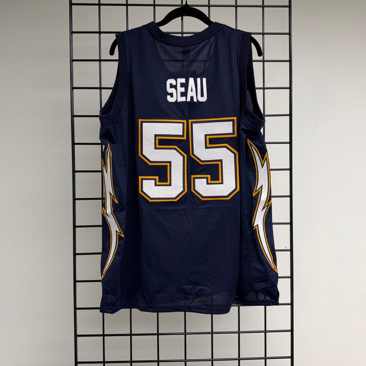 B-019a #55 Navy Yellow Gold White Throwback- AVAILABLE STOCK