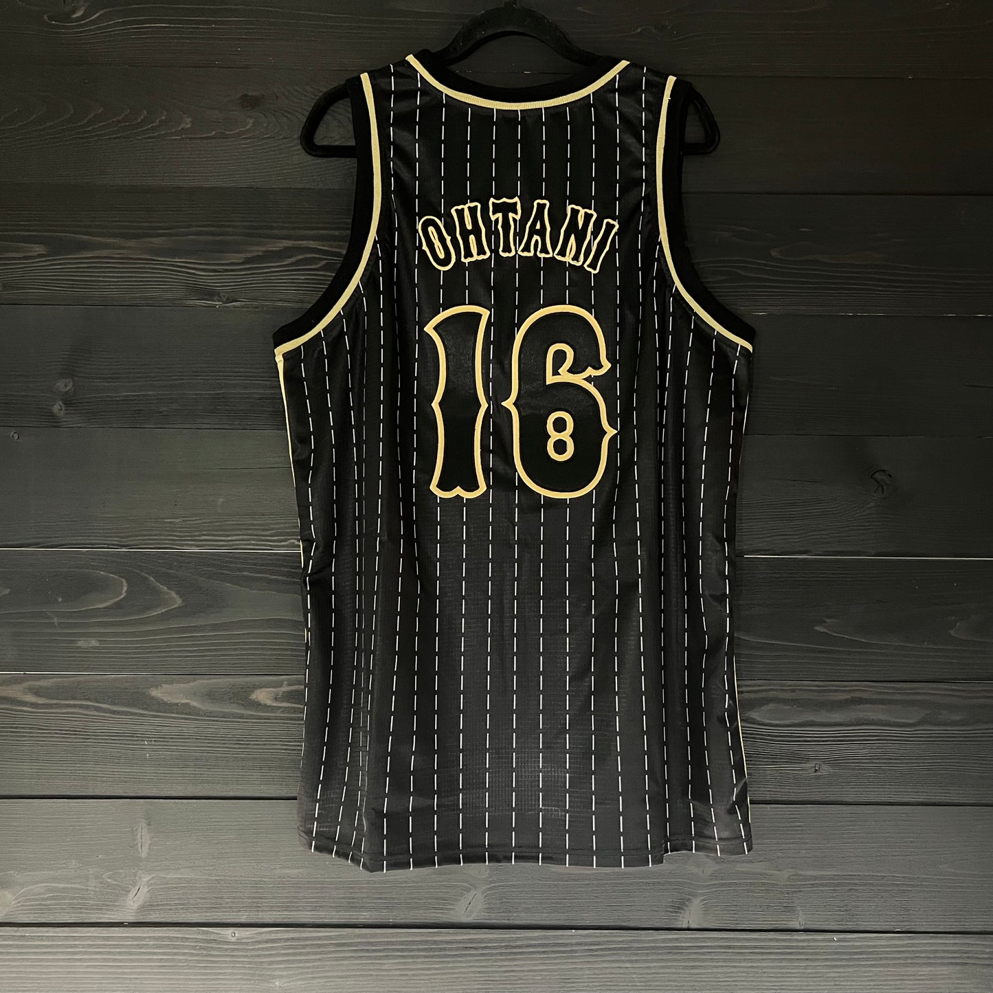 W-051a #16 Japan Black Gold w Pinstripes - ALL STOCK