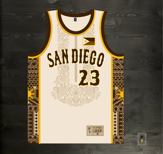 A-102m #23 Filipino Inspired Creme Brown Barong - MADE TO ORDER