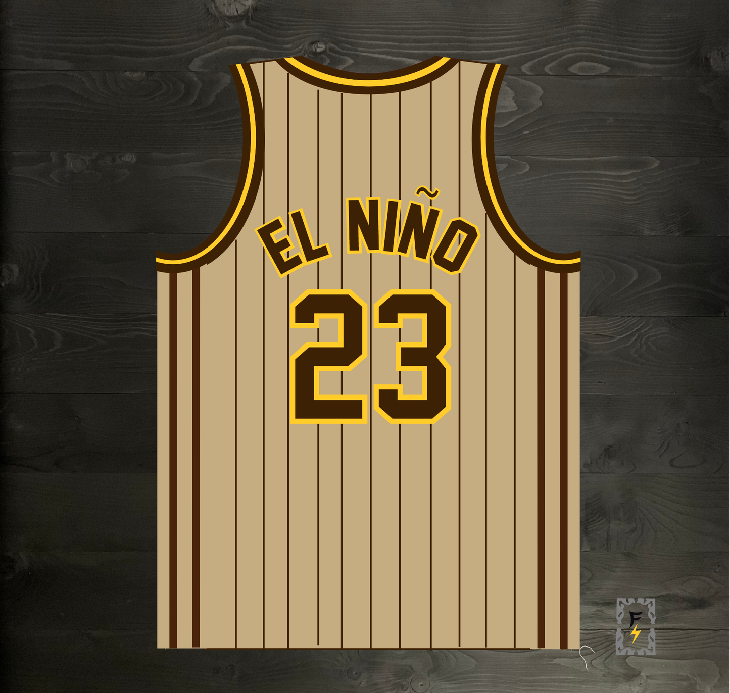 A-105m EL NINO #23 Sand Bown Pinstripes - MADE TO ORDER