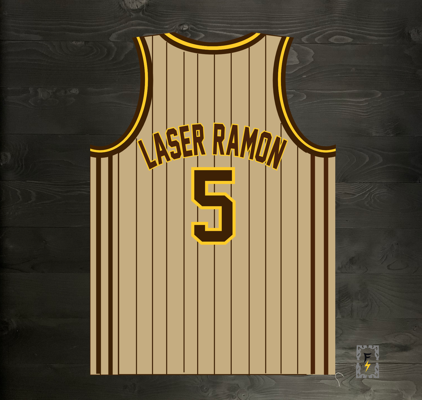 A-105m LASER RAMON #5 Sand Bown Pinstripes - MADE TO ORDER