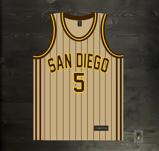 A-105m LASER RAMON #5 Sand Bown Pinstripes - MADE TO ORDER