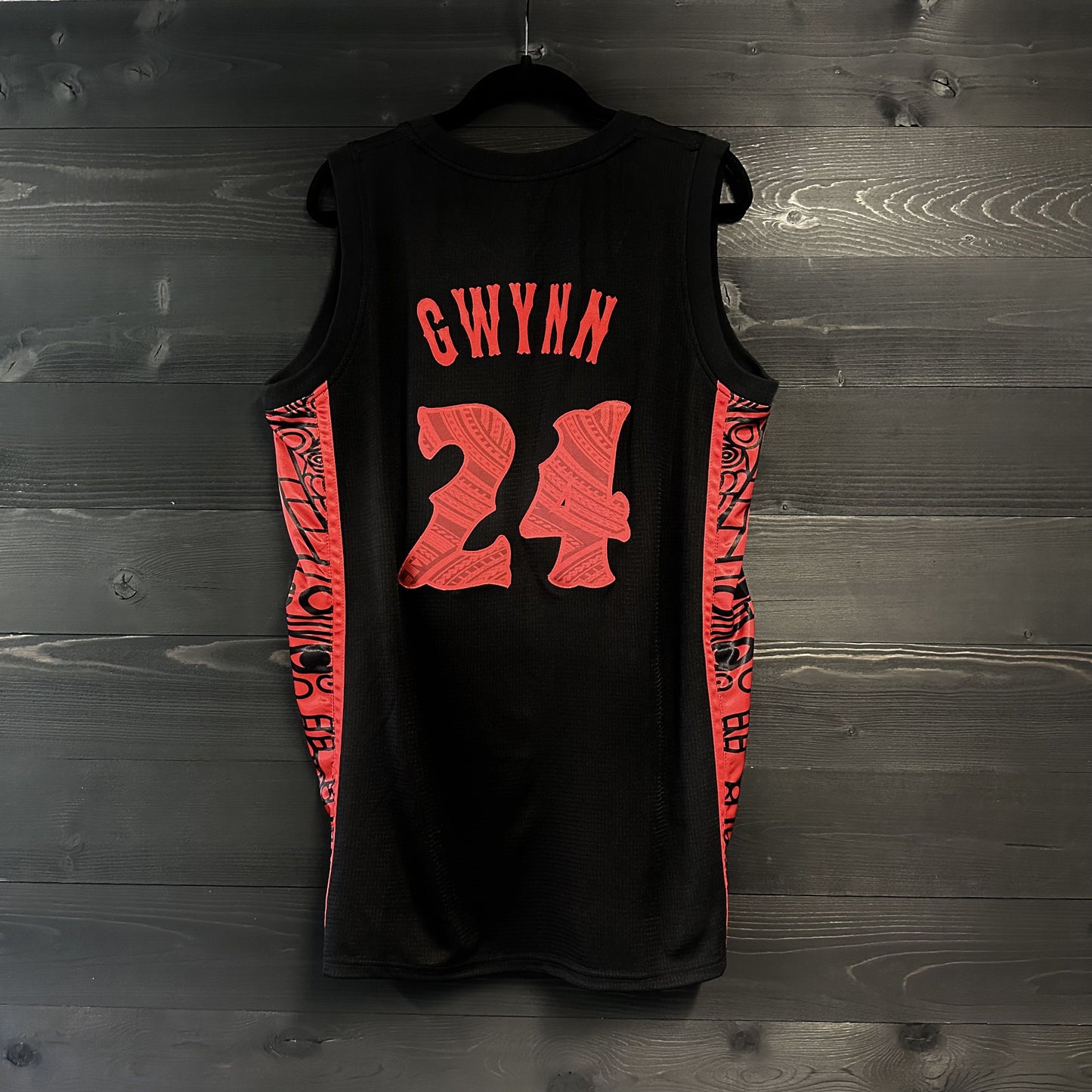 C-013a #24 Black Red Hiero - AVAILABLE STOCK