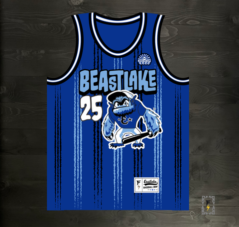 L-001m - EASTLAKE #25 ELL Royal Blue 2025 Basketball Tank - MADE TO ORDER